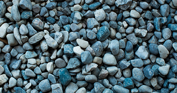Premium 3/8 Blue Peastone